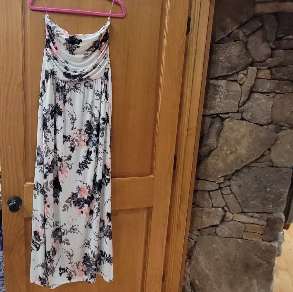 Large Floral Maxi Dress